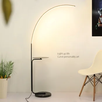 Moderný Jednoduchý Riadok Poschodí Lampa Nordic pre Obývacej Izby, Spálne, Dekoratívne Podlahy, Žiarovka Poličky Štúdia Stmievanie Poschodí Lampa Led Osvetlenie