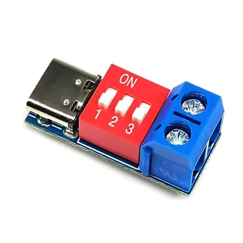 USB-C PD Spúšť Rada Modul PD/QC umelé návnady Rada Rýchle Nabíjanie USB Typ-c 5V 9V 12V 20V Nabíjačka Power Dodanie Boost Modul