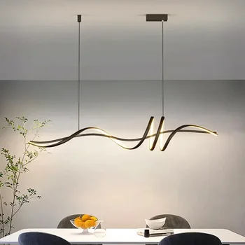 Moderný Minimalistický Prívesok Svetlá Štýlové bývanie Jedáleň Salon Bar Lustre, Lampy Domova Osvetlenie lustre Zariadenie