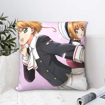 Roztomilý Hodiť Vankúš Card Captor Sakura Anime Krátke Plus Vankúše Domov Pohovka Kreslo Dekoratívne Batoh