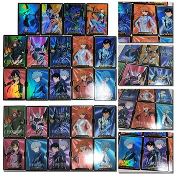 Anime Bohyne Príbeh NEON GENESIS EVANGELION Ayanami Rei Ikari Shinji Domáce flash kariet zber Narodeniny, Vianočné darčeky