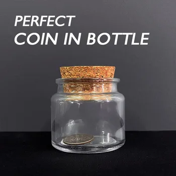 Ideálny Mince vo Fľaši Ultimate Mince-v-Fľaša, Mince Preniknúť do Sklenenej Fľaše Triky zblízka Ilúzie Komédia Magia Triky