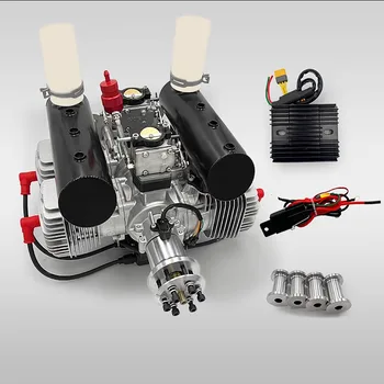 DLE400 model motor s starter 400W energie DC14V výstup vzduchom chladený vysoký výkon