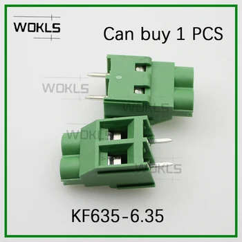 Rozmiestnenie 6.35 MM Skrutka PCB Svorkovnica Konektor KF635 6.35 DG636-6.35 mm MKDS5/-6.35 ESK635V MB912