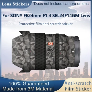 SEL24F14GM Objektív Fotoaparátu Nálepky Chránič Tela, Obtisky Kože Pre Sony FE24mm F1.4GM FE 24 F1.4 24MM 1.4 GM Kabát Zábal Ochranný Film