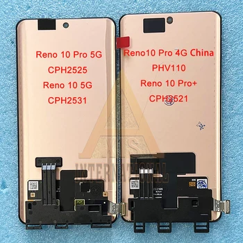 AMOLED Pôvodný Pre Oppo Reno10 Pro+ LCD Plus Displej+Panel Digitalizátorom. ForOppo Reno 10 Pro CPH2525 Alebo 10 Pro Čína PHV110