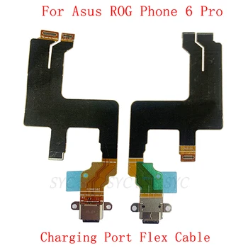 Nabíjanie pomocou pripojenia USB Port Konektor Flex Kábel Pre Asus ROG Telefón 6 Pro Konektor Nabíjania Rada Opravy Dielov