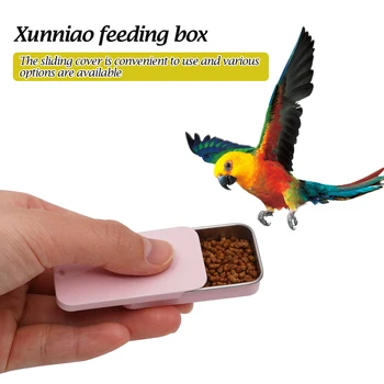1Pc Vtáčie Krmítko Box Mini Ručné Kŕmenie Box Vták Prípravy Potravín Jar Vták IQ Rast, Školenia Interaktívne Hračky