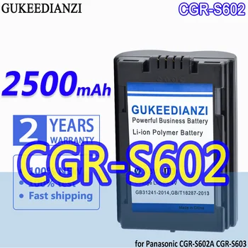 2500mAh Nahradenie Vysoká Kapacita Batérie Panasonic CGR-S602A CGR-S603 DMW-BL14 Lumix DMC-L1 DMC-LC40 DMC-LC5 Batérie