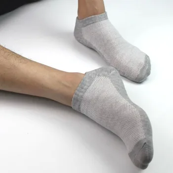 5 Párov/Pack Oka Mužov Neviditeľné Ponožky Ženy Priedušná Krátke Anke Ponožky Mužov, Priedušný Kvalitný Letné Lodi Ponožky Jedna veľkosť