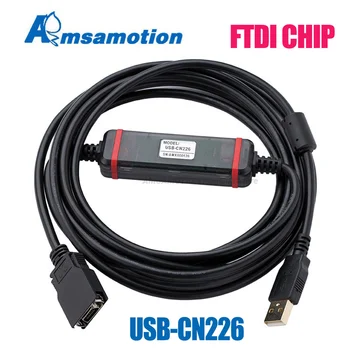 Vhodné pre Omron CS/CJ/CQM1H/CPM2C PLC programovanie Kábel USB-CN226+ Download Dát Line