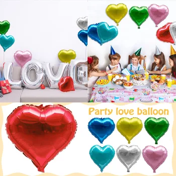 10 Palcový Narodeninovej Party Broskyňa Srdce Balón Lásky Tvarované Svadobné Dekorácie Balón Rose Tylu