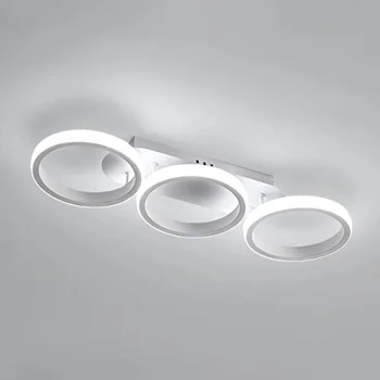 Kruhové LED Stropné svietidlo Vnútorné osvetlenie Spálne, Kuchyňa, Obývacia Izba, Jedáleň, Kancelárske Kovové akryl stropné svietidlo