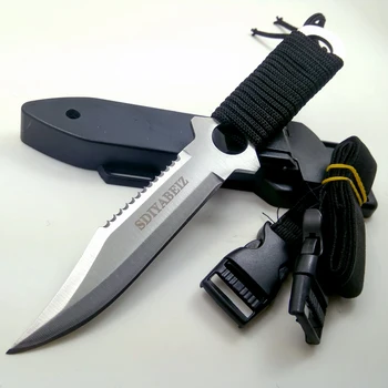 Taktický Nôž, Lovecký Nôž z Nehrdzavejúcej Ocele Malé Rovný Nôž Vonkajšie Nástroje Prežitie Camping Nože Vreckový Nôž +ABS Prezervatívy