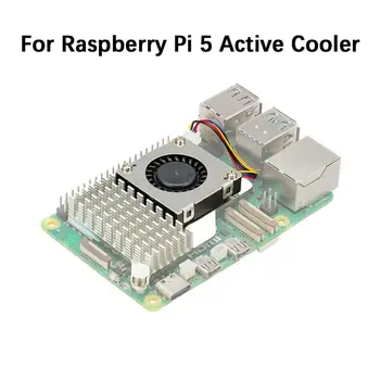 Pre Raspberry Pi 5 Aktívne Chladenie Ventilátorom Kovový Chladič Radiátor Pre Raspberry Pi 5, Nízkou Úrovňou Šumu Chladič
