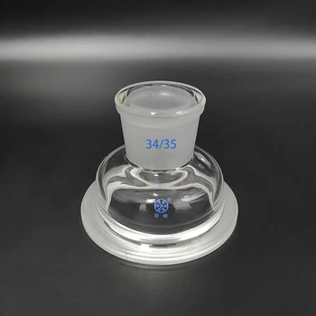 FAPE Jednej krajiny úst reakcie fľaša spp,100 mm/150 mm/200 mm/230mm vonkajší priemer príruby,Spoločné 34/35,Sklenený kryt