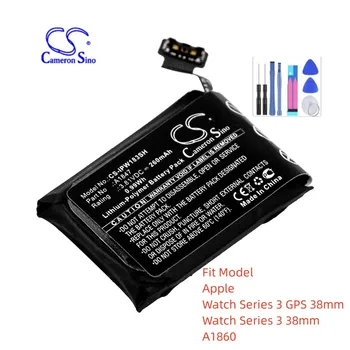 Smartwatch Batérie Pre Apple Hodinky Series 3 GPS 38mm Sledovať Series 3 38mm A1860 A1847 260mAh / 0.99 Wh Li-pol 3.81 V