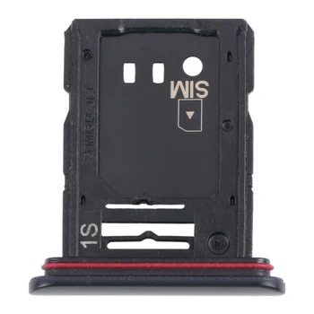Zásuvka na Kartu SIM + Micro SD Kartu pre Sony Xperia 10 III (Black)