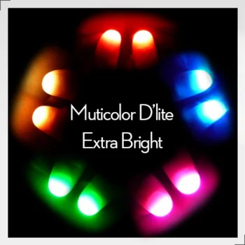 Etapa magic rekvizity s nabíjateľnou päť farebných ultra jasné svetlo energie tanec (5 farba palec svetlo)