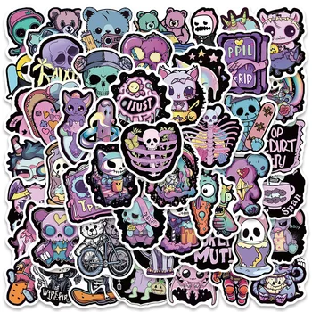 10/50PCS Roztomilý Gotický Halloween Lebky Magic Horor Nálepky DIY Notebook Batožiny Skateboard Graffiti Obtlačky Nálepka pre Dieťa Hračky