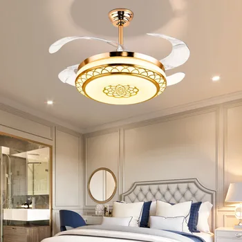Neviditeľné ventilátor svetlo obývacia izba elektrický ventilátor svetlo veternej energie v domácnosti jedáleň, spálňa svetlo s elektrickým ventilátorom svetlo