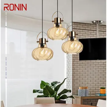 RONIN Nordic Závesné LED Svietidlá Priemyselné Kreatívny Dizajn Svietidla Prívesok Lampa pre Domáce Podkroví Spálňa Decor