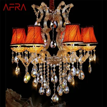 AFRA Európsky Štýl Luster Lampa Moderné Luxusné Prívesok Svetlo LED Svietidlá pre dom Villa Hala zasadacia Miestnosť Spálne